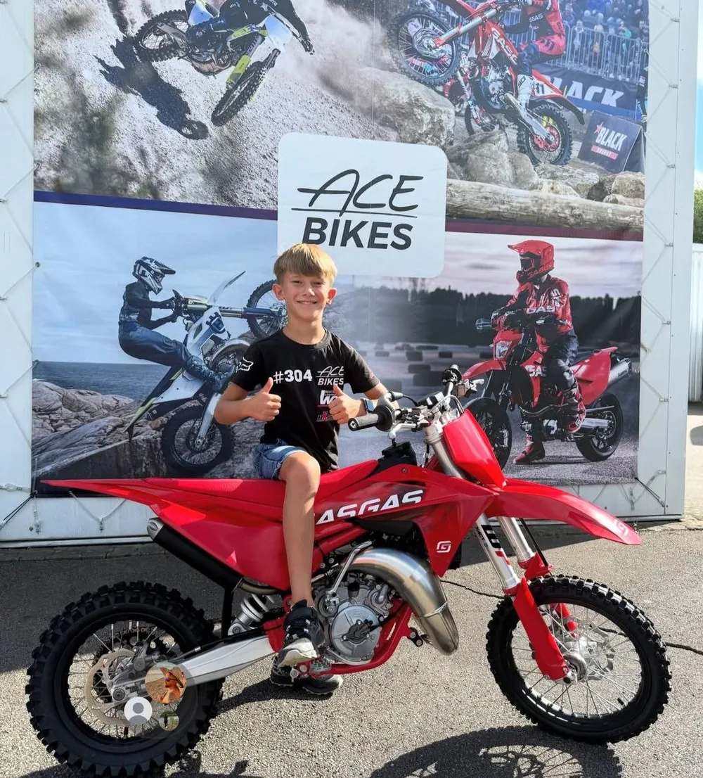 Jonas Hagert #304 on his new GASGAS MC 65